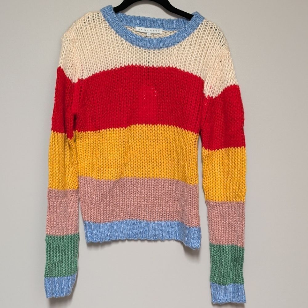 English Factory Multicolor StripedβSweater